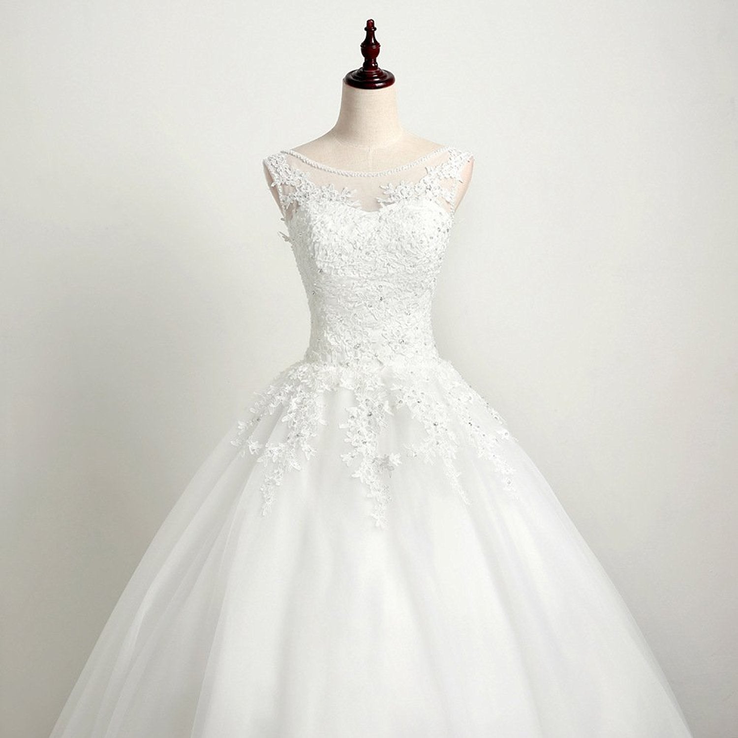 Princess High Waist Plus Sizes Wedding Dresses