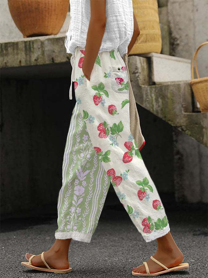 Casual Women Drawstring Elastic Waist Pants