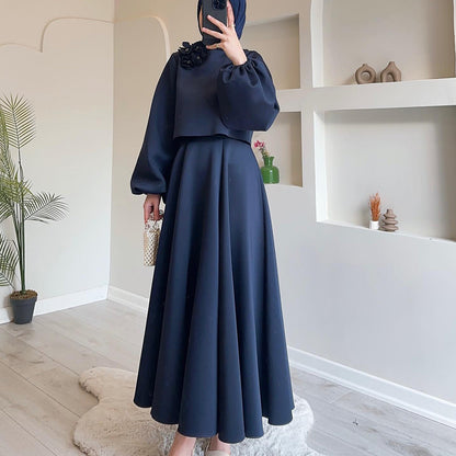 Middle East Women Two Pieces Dresses Sets