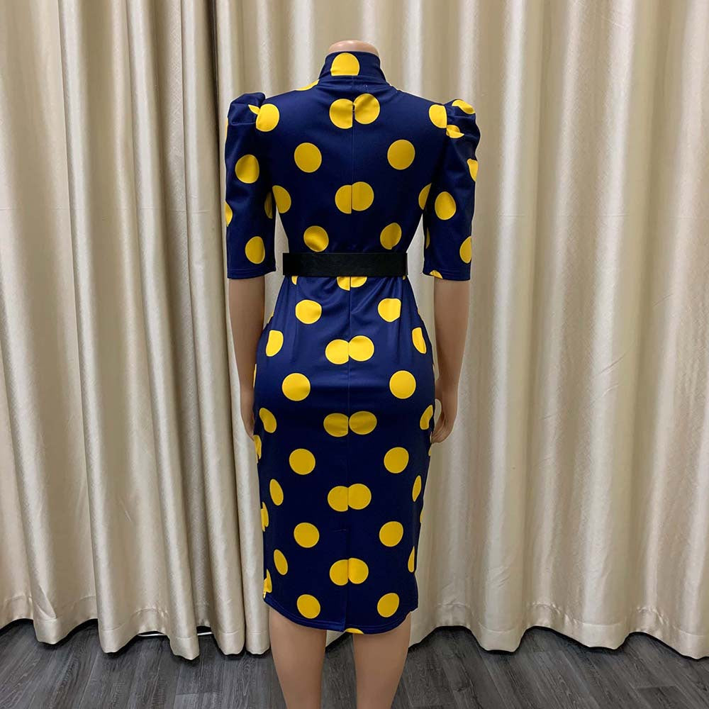 Sexy Bow Dot Office Lady Sheath Dresses-Dresses-Free Shipping at meselling99