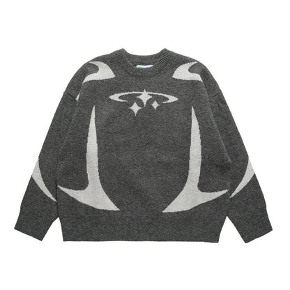 Casual Oversized Round Neck Sweater for Women