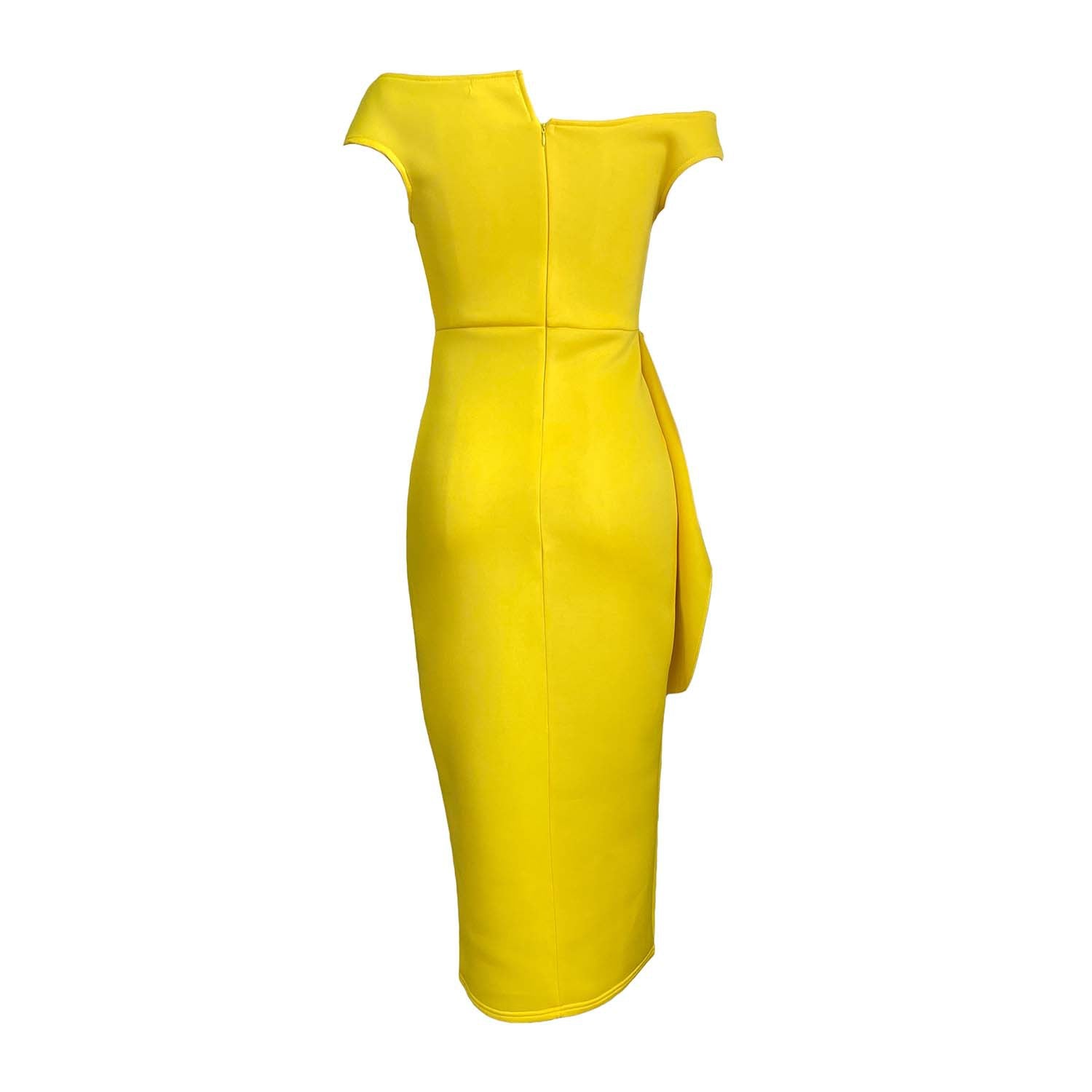 Fashion High Waist Plus Sizes Midi Party Dresses-Dresses-Free Shipping at meselling99