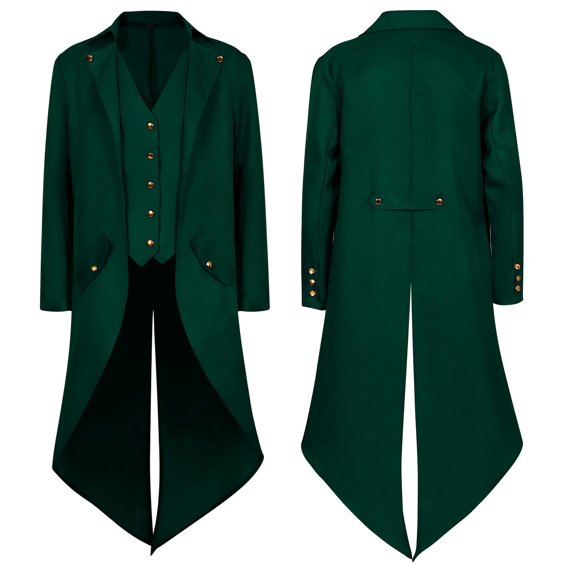 Men's Medieval Vintage Ball Tailcoat Coat