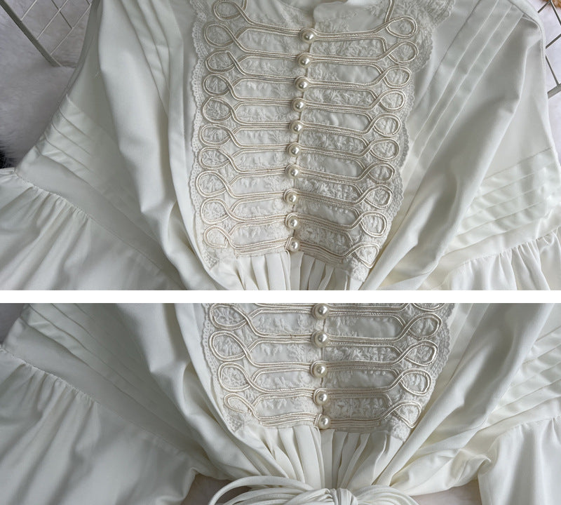 Royal-Inspired Doll Collar Dress
