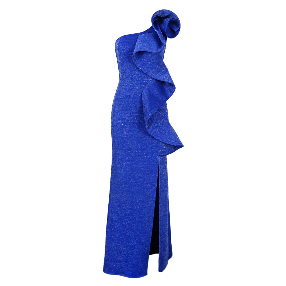 Gorgeous One Shoulder Plus Sizes Evening Dresses-Dresses-Free Shipping at meselling99
