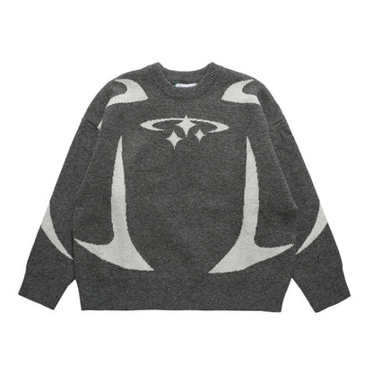 Casual Oversized Round Neck Sweater for Women