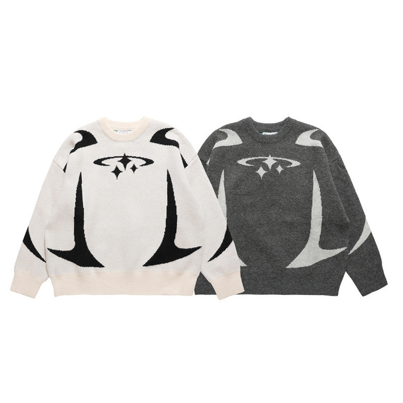 Casual Oversized Round Neck Sweater for Women