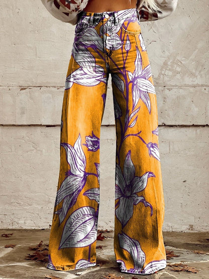 Plus Size Women's Flared Jeans