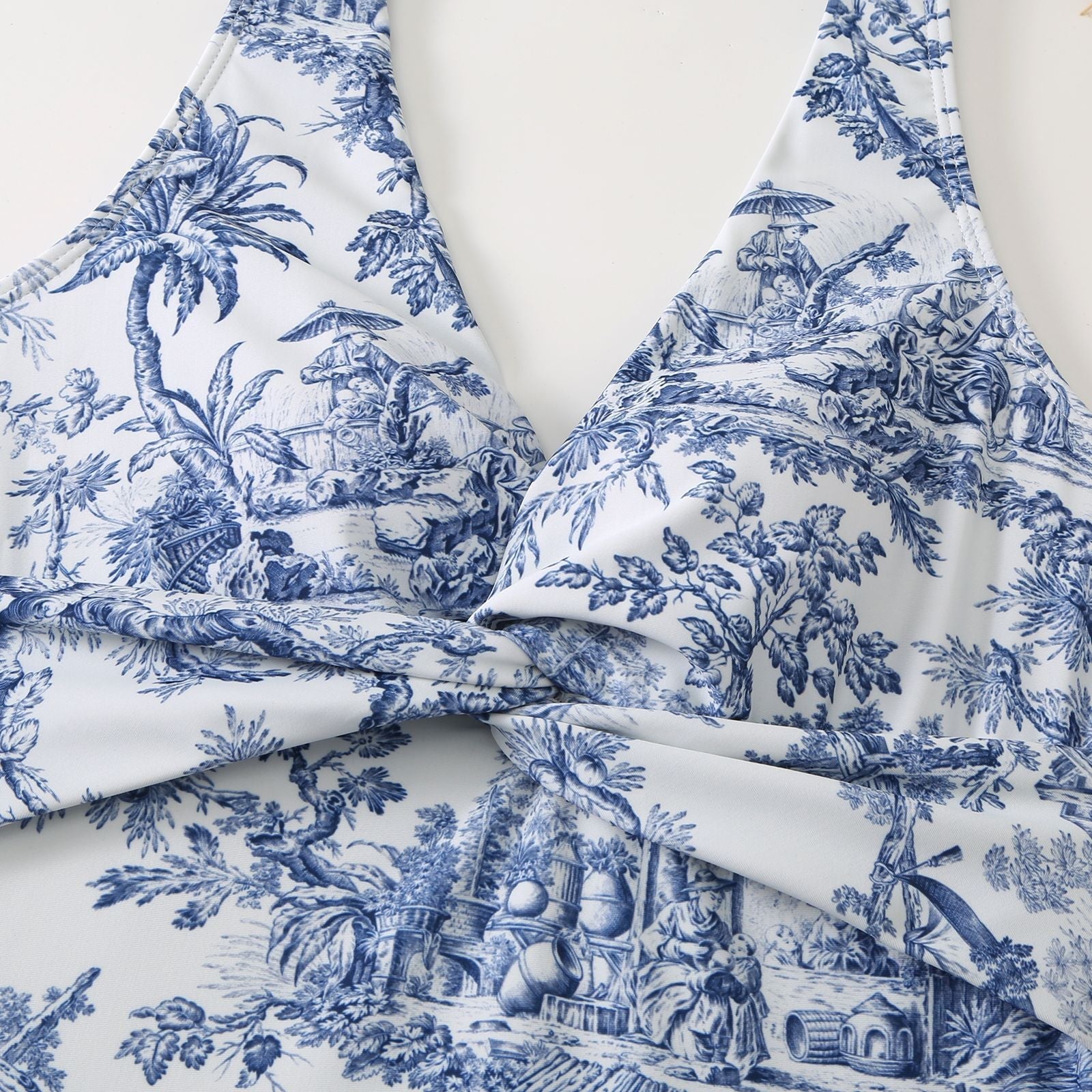 Fashionable Printed Romper with Sun Protection Sheer Cover-Up and Beach Vacation Outfit