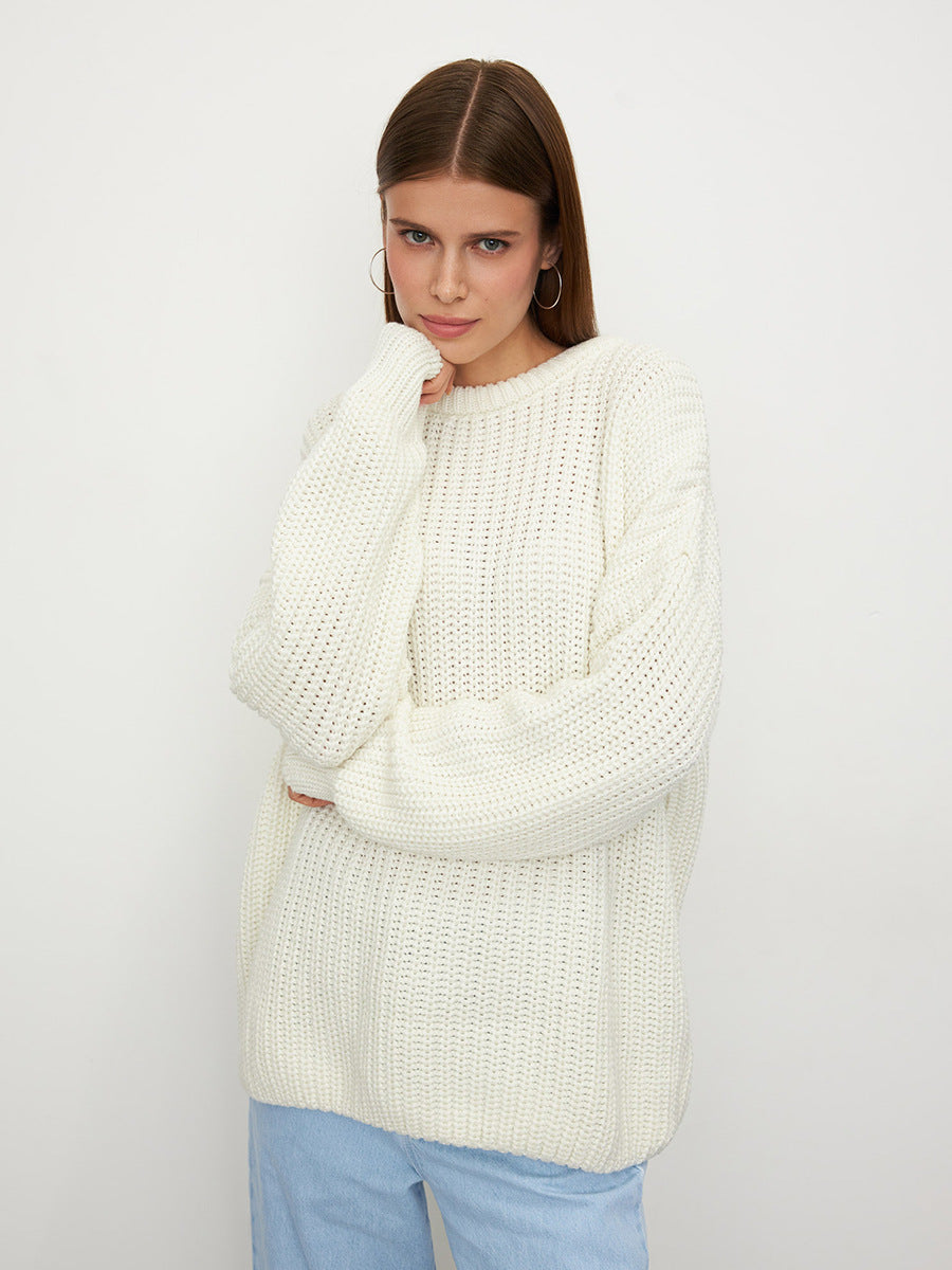 Lantern Sleeve Pullover Sweater