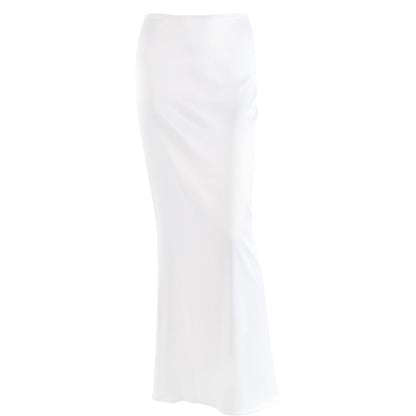 Sexy Women Satin Bodycon Summer Long Skirts