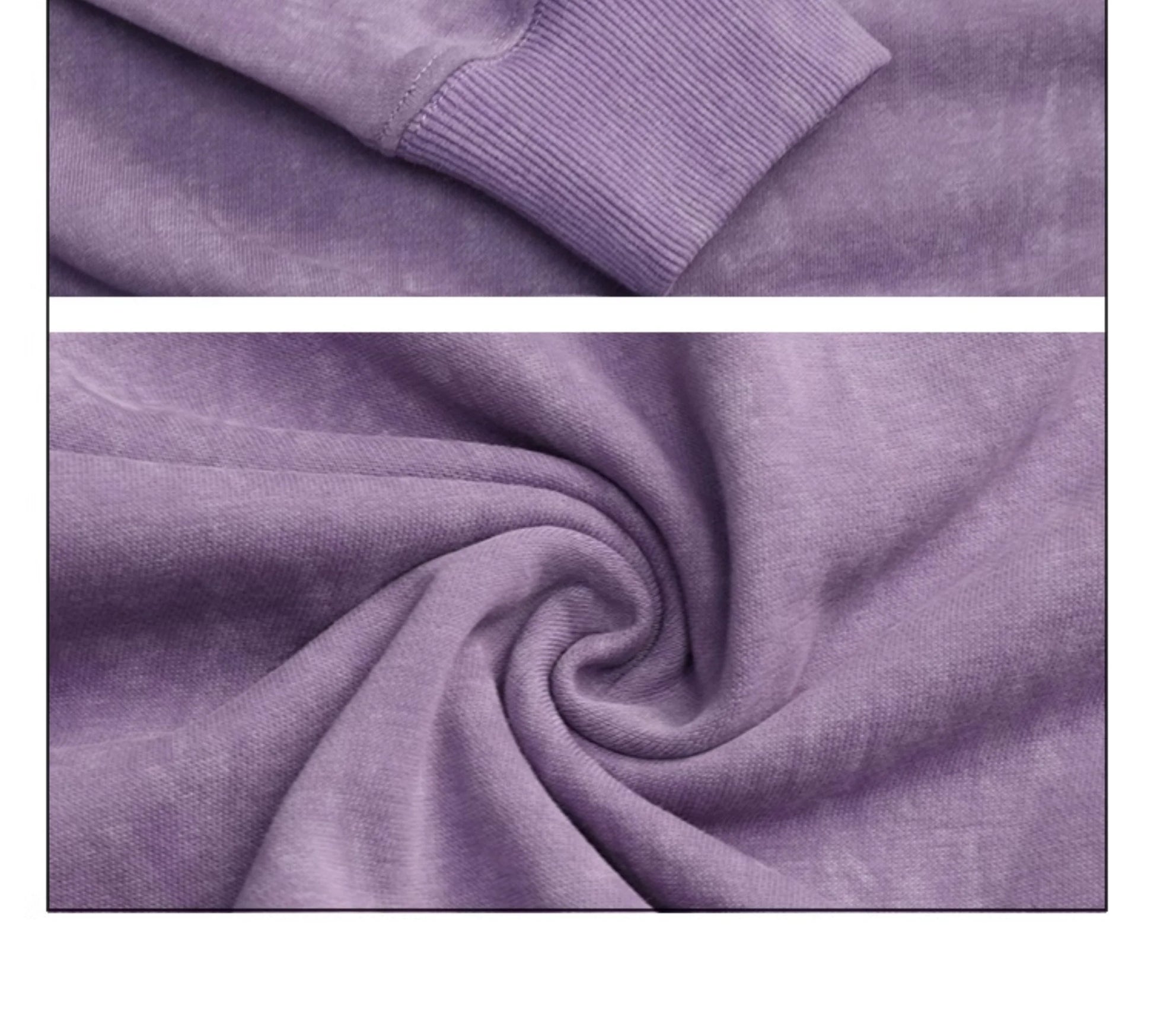 Girlyhalo Vintage Print Hoodie for Women-Purple-S-Free Shipping Leatheretro