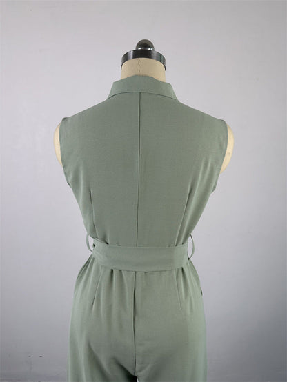 Casual Summer Women Sleeveless Jumpsuits