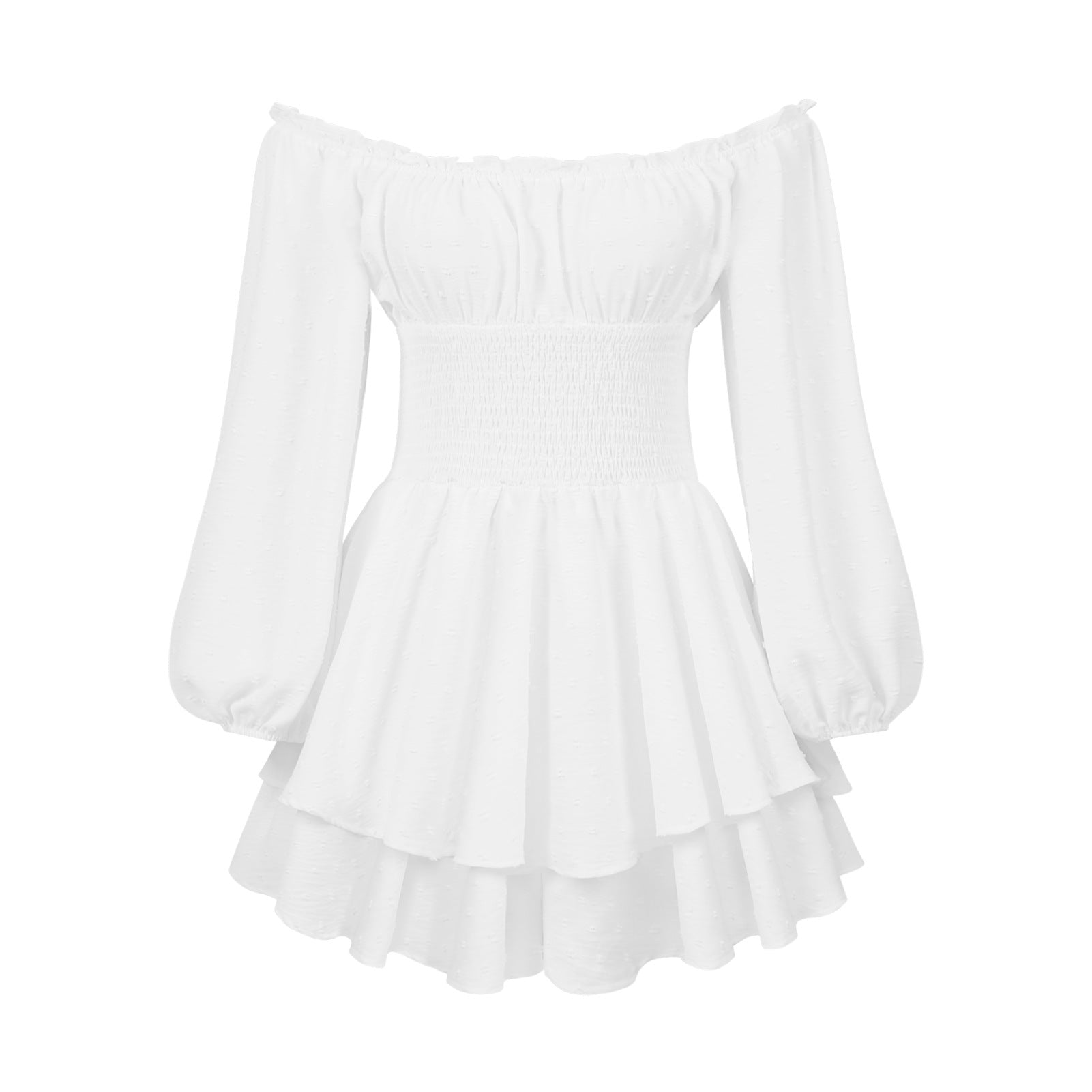 Designed Off The Shoulder Ruffled Short Jumpsuits