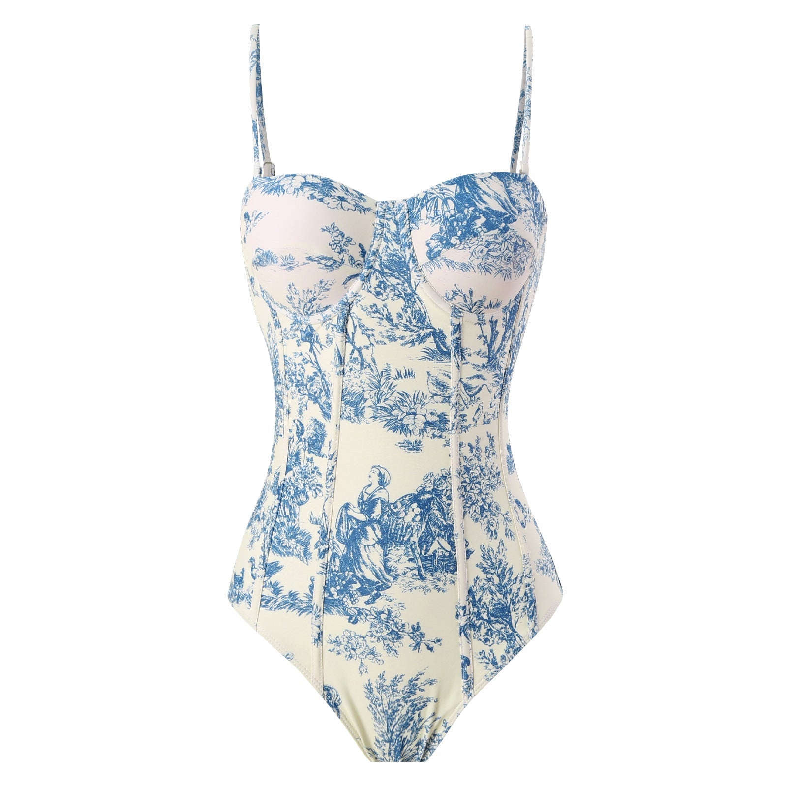 Women's One-Piece Swimsuit with Cover-Up