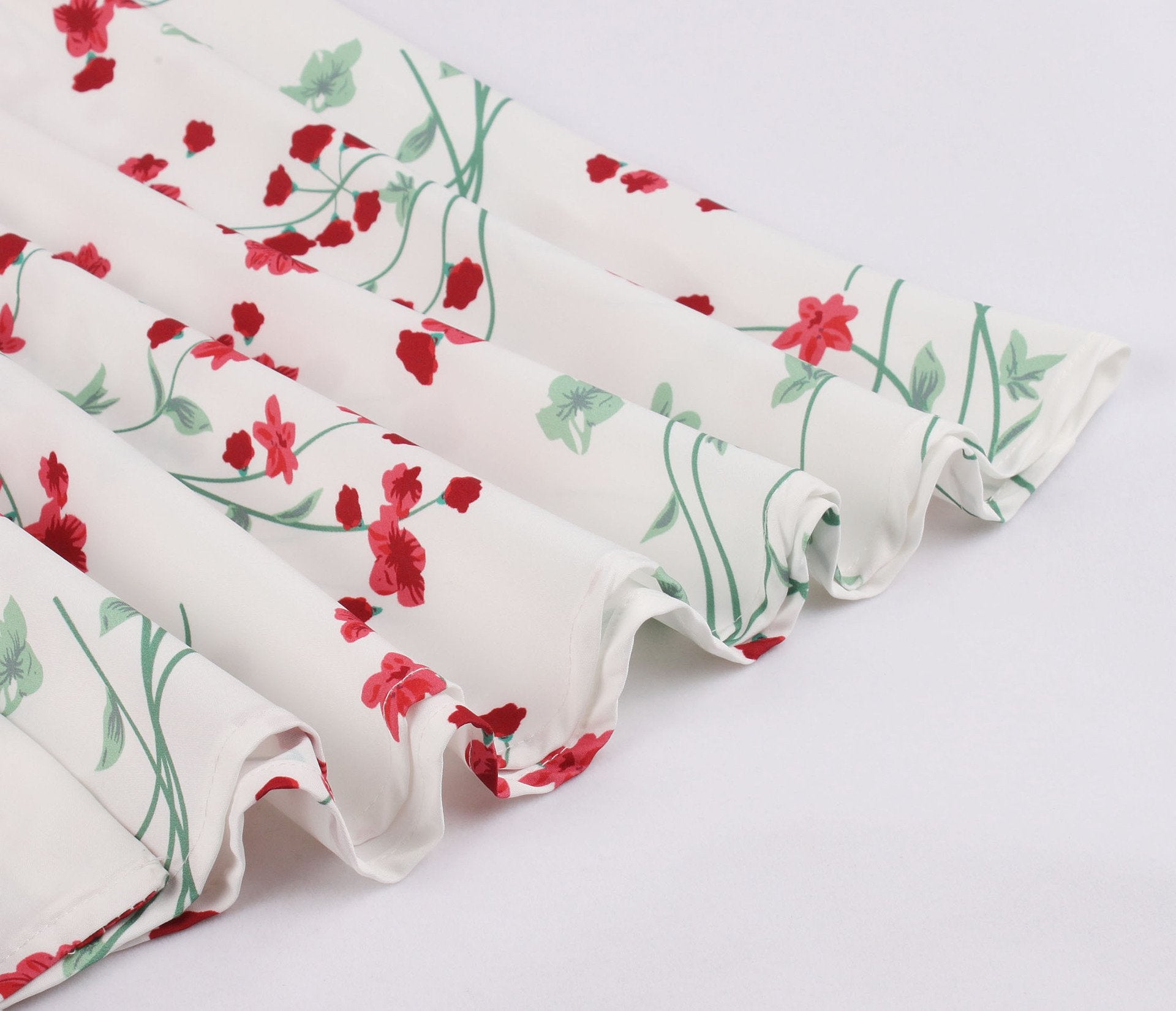 Women Halter Backless Floral Print Vintage Midi Length Dresses-Vintage Dresses-Free Shipping at meselling99