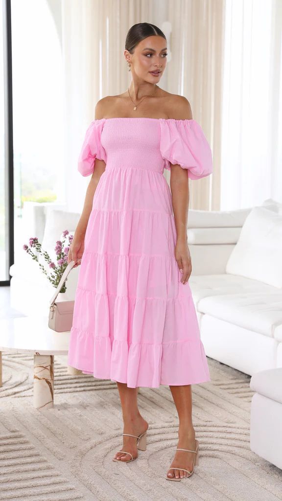 Women's Summer Bubble Sleeve Dress
