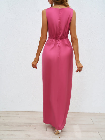 Sexy V Neck Sleeveless Summer Dresses