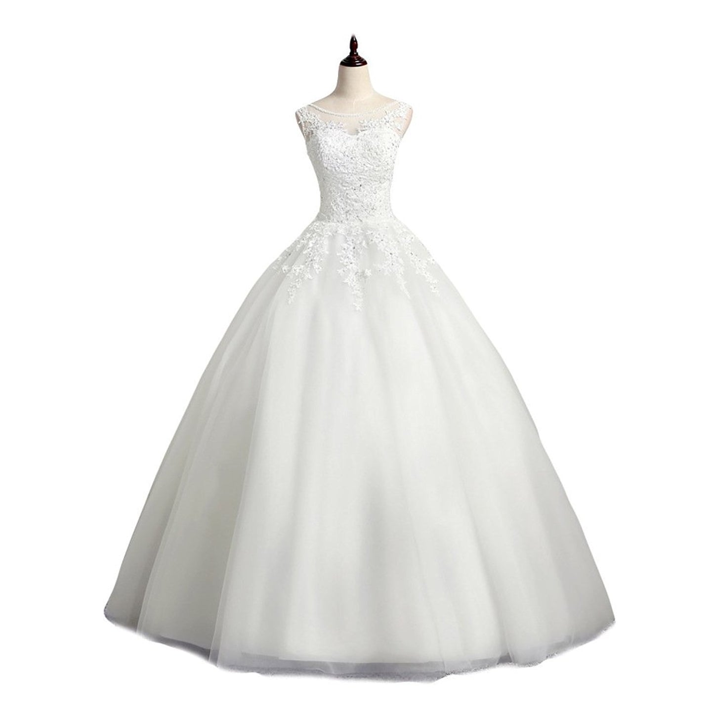 Princess High Waist Plus Sizes Wedding Dresses