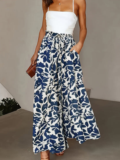 Women's High-Waisted Solid Color Casual Pants