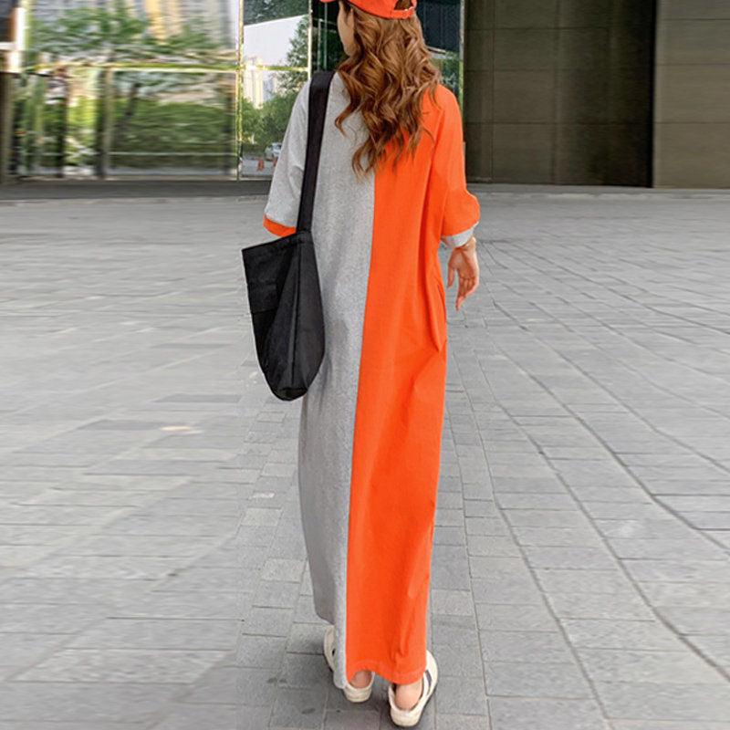 Super Plus Sizes Loose Long Maxi Dresses-Cozy Dresses-Free Shipping at meselling99