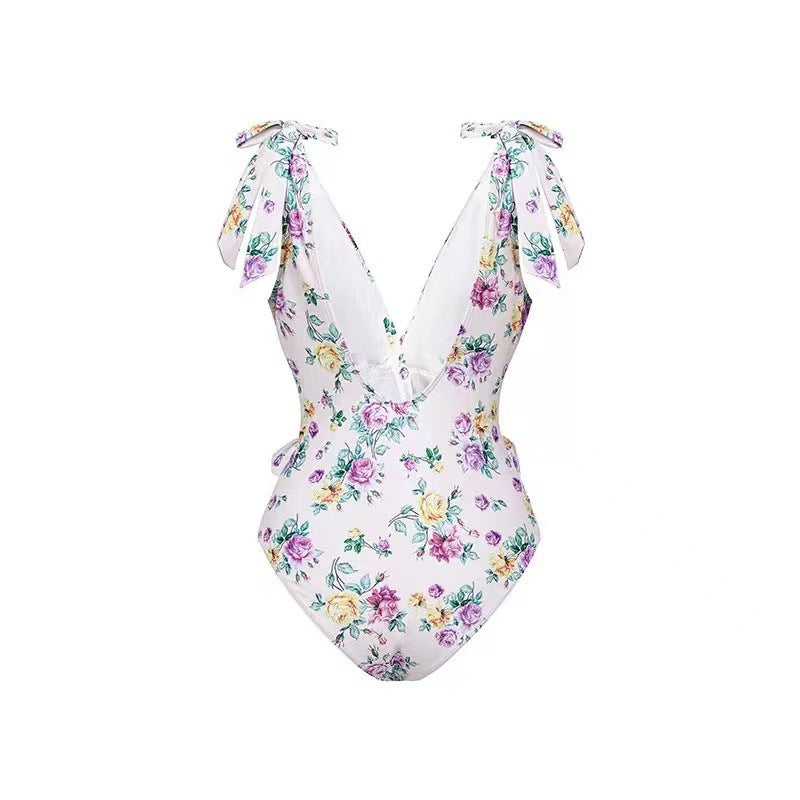 Slimming One-Piece with Long Cover-Up Dress