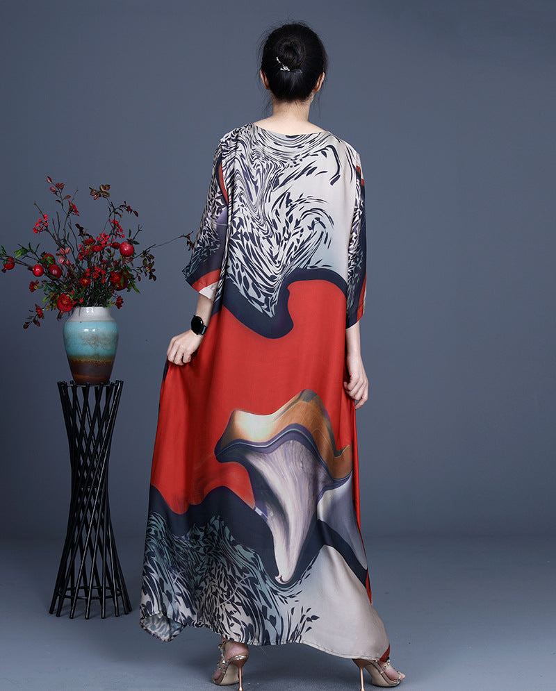 Luxrury Tencel Irregular Long Dresses-Dresses-Free Shipping at meselling99