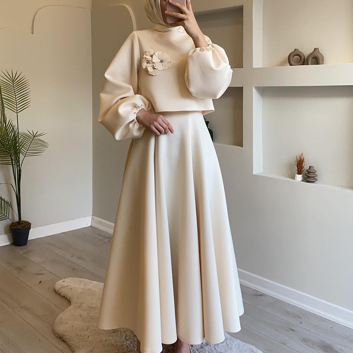 Middle East Women Two Pieces Dresses Sets
