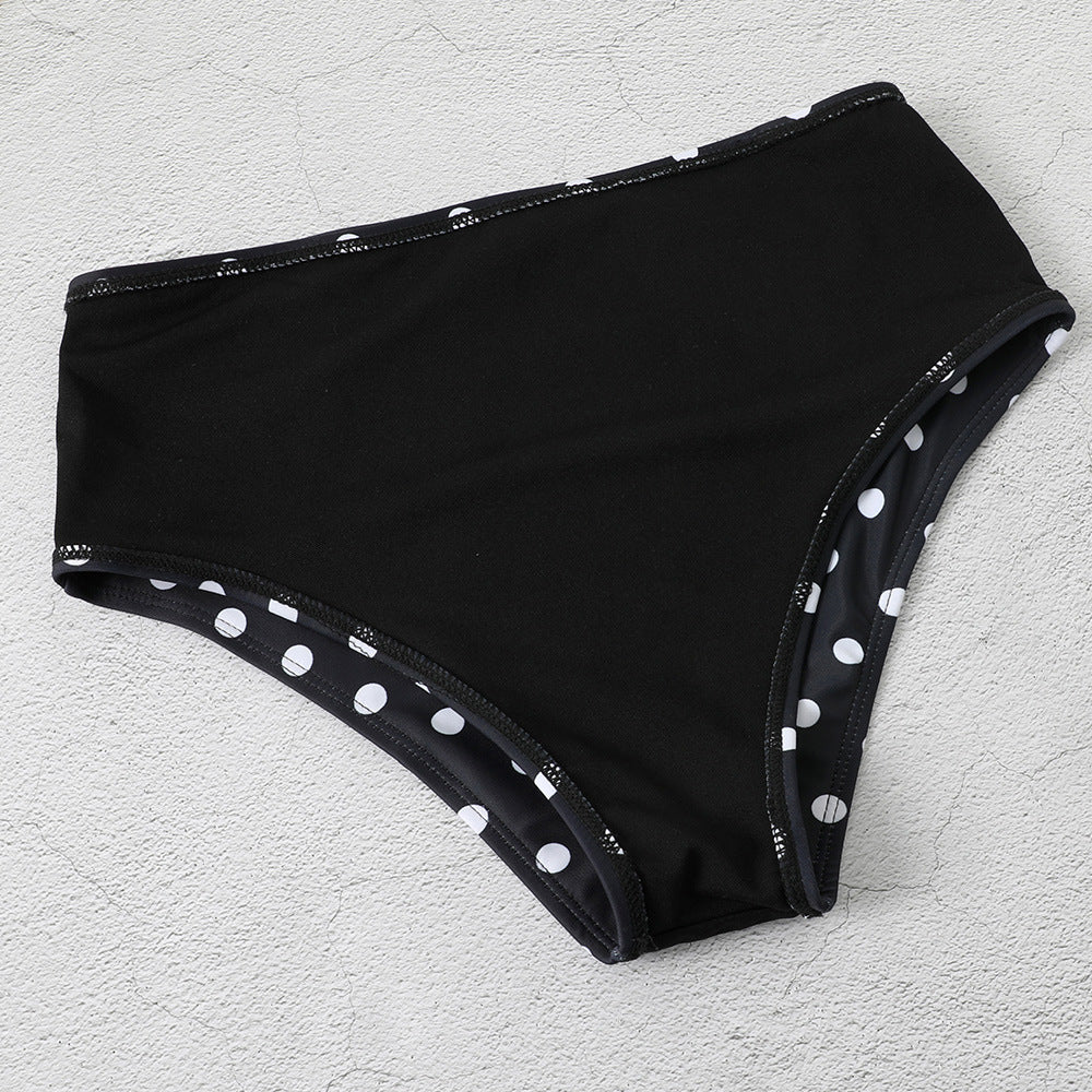 Black Dot Long Sleeves Surf Wear for Women