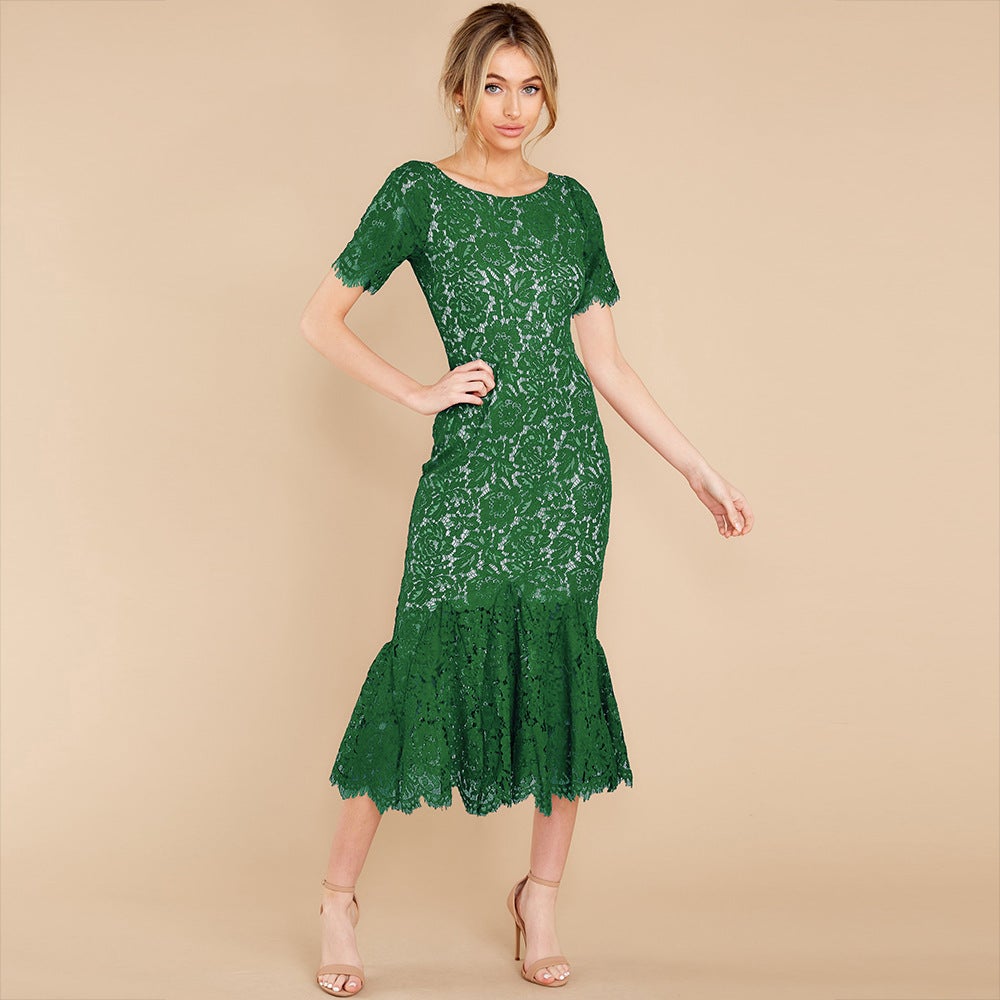Sexy Backless Elegant Lace Dresses for Women--Free Shipping at meselling99