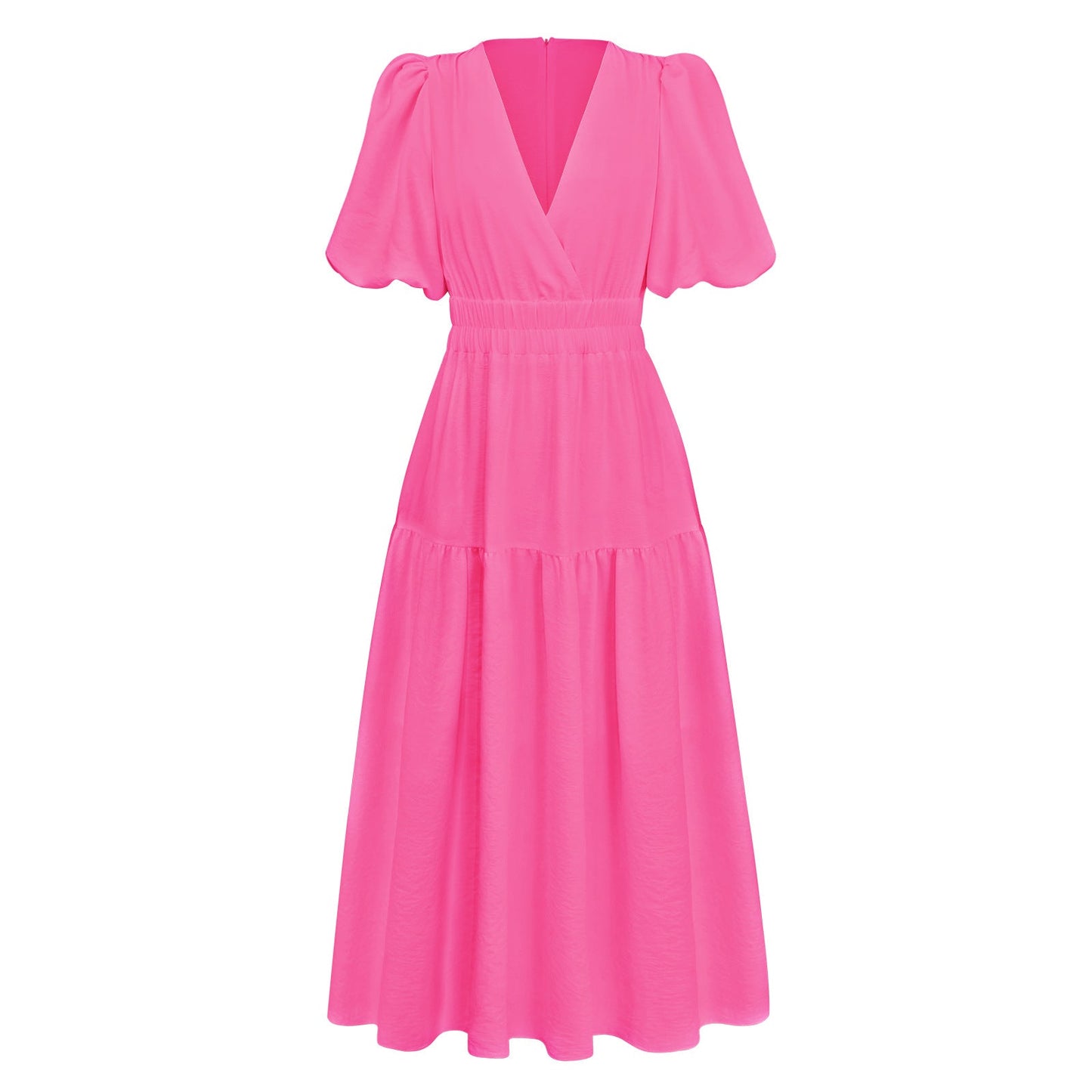 Fashion V Neck Summer Long Dresses for Women