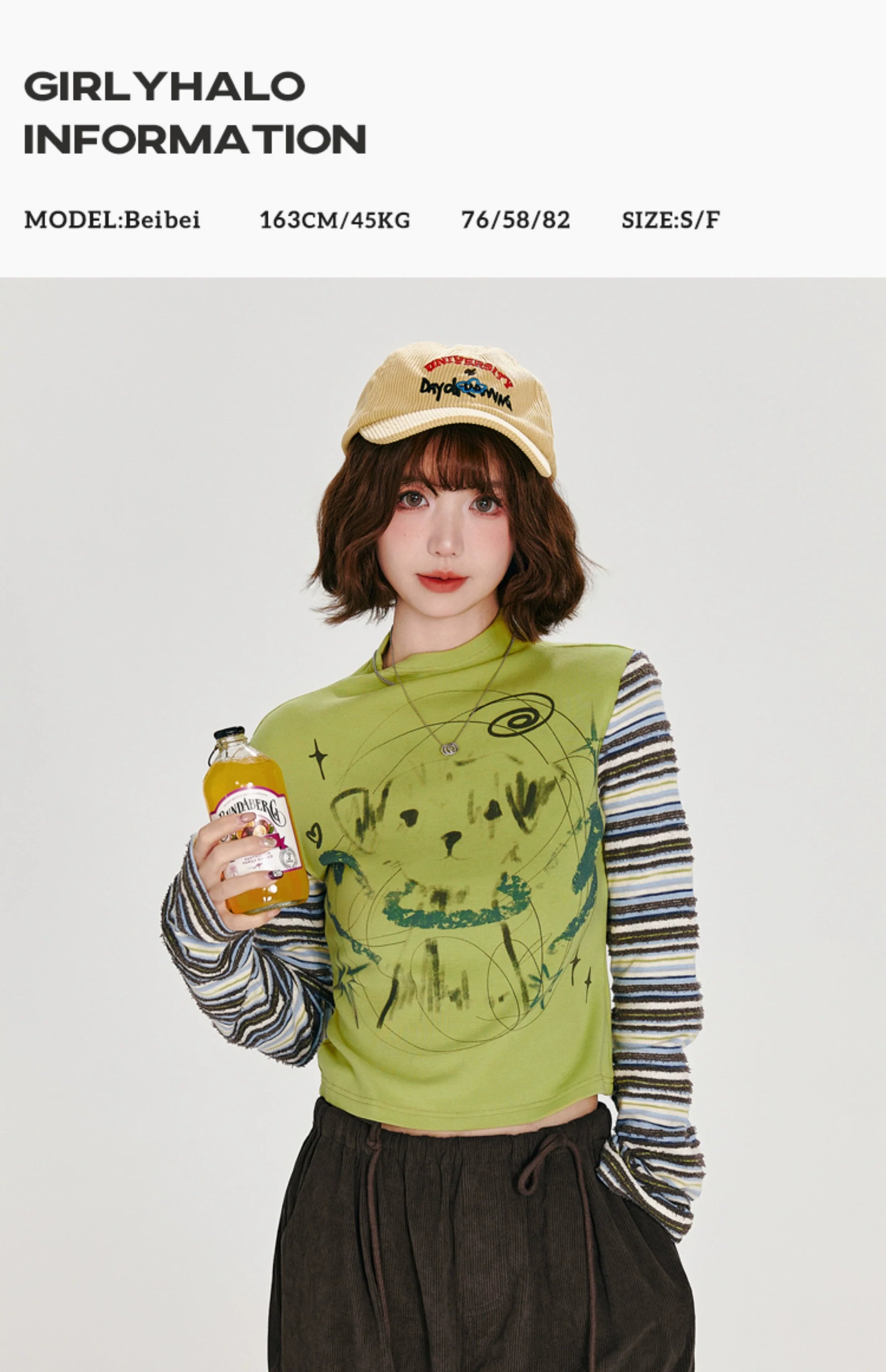 Girlyhalo Vintage Long Sleeve T-Shirt for Women