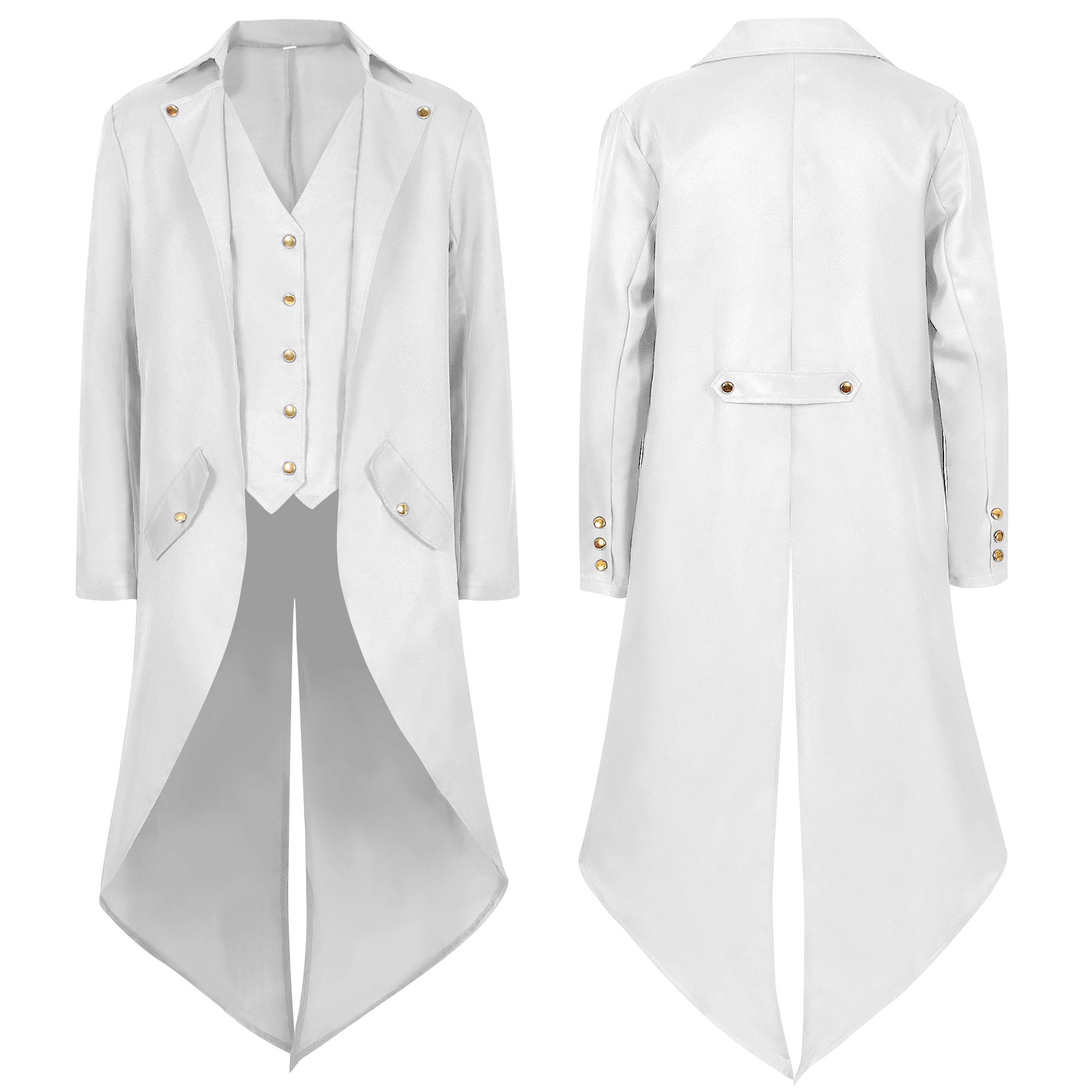 Men's Medieval Vintage Ball Tailcoat Coat