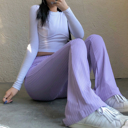 Sexy High Waist Trumpet Pants