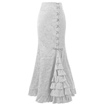 Designed Gothic Style Mermaid Skirts