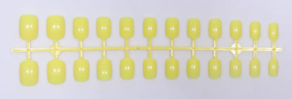 Simple Light Round Short Press on Nails