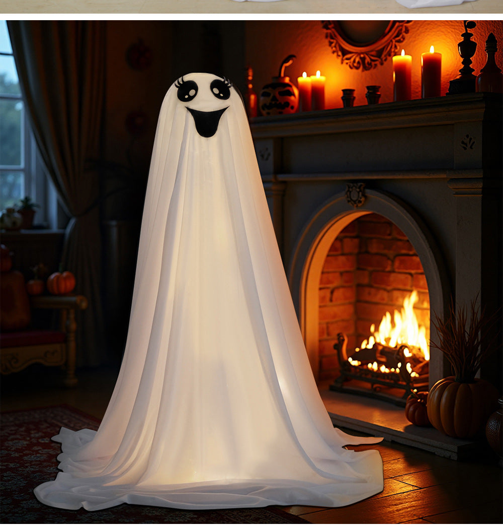 Glowing Ghost Decor - Halloween Porch & Yard Prop