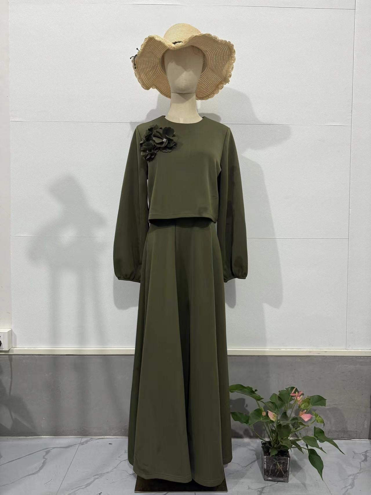 Middle East Women Two Pieces Dresses Sets