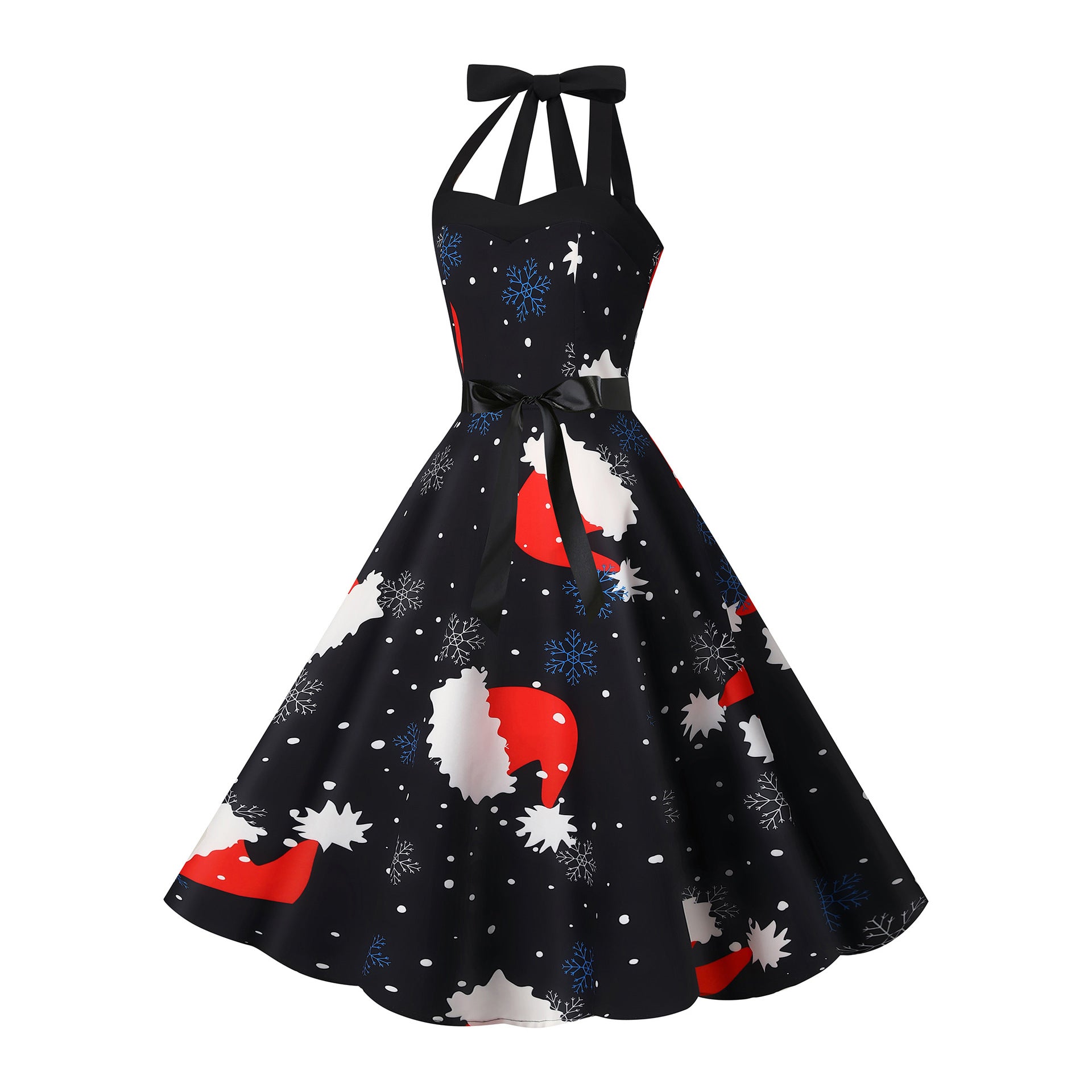 Elegant Audrey Hepburn-Inspired Vintage Dress