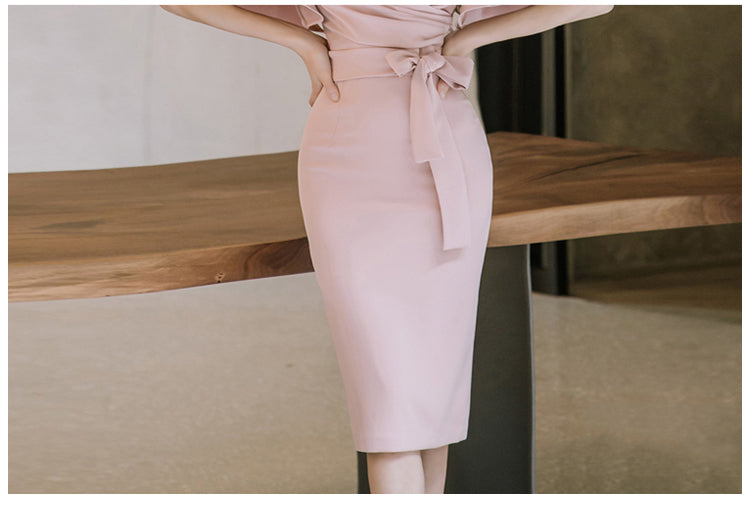 Summer Pink Bodycon Party Dresses-Dresses-Free Shipping at meselling99