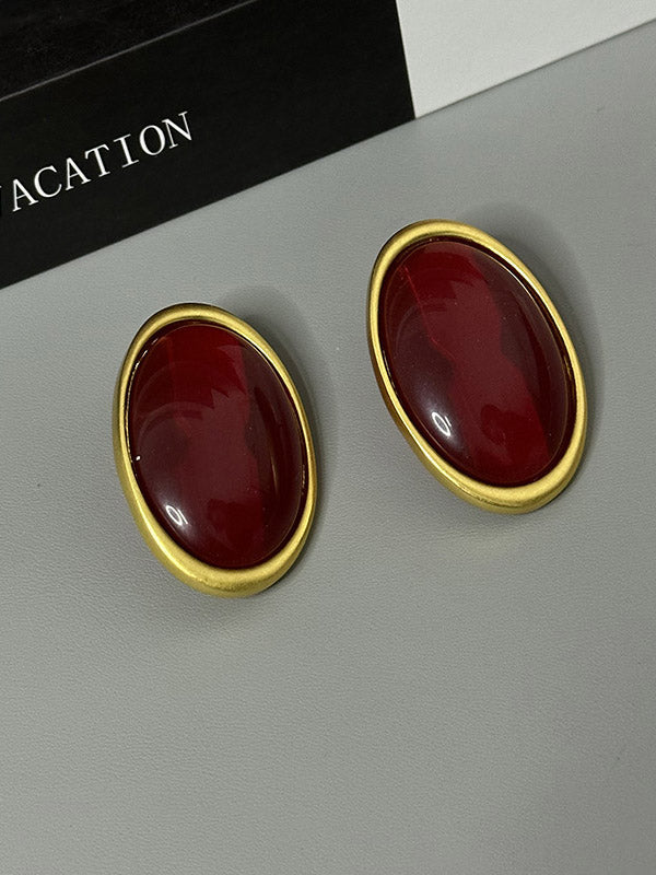 Geometric Split-Joint Earrings Accessories