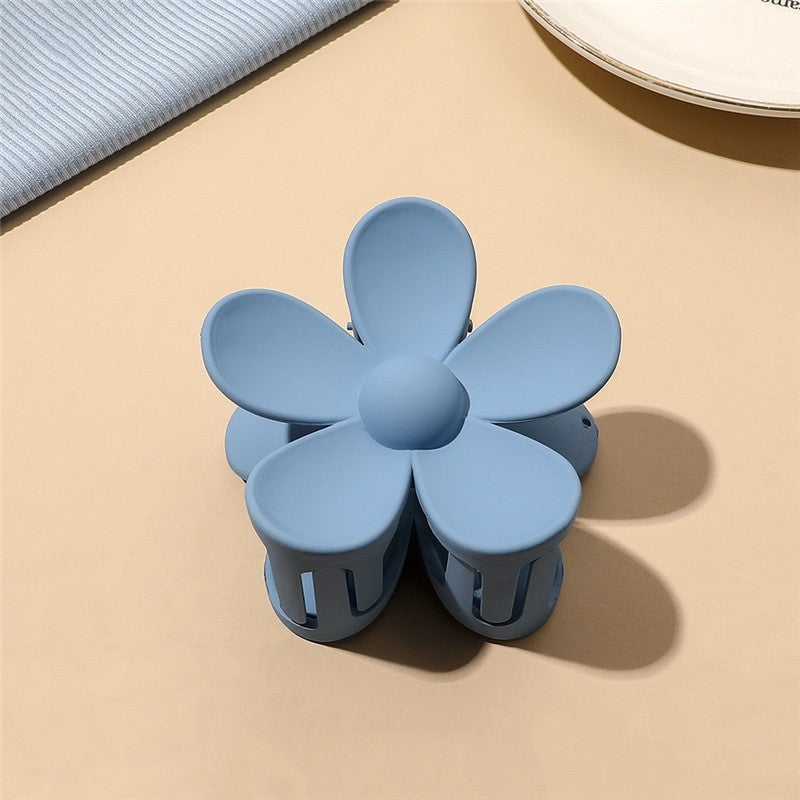 Matte Blue Multi Shape Claw Clip