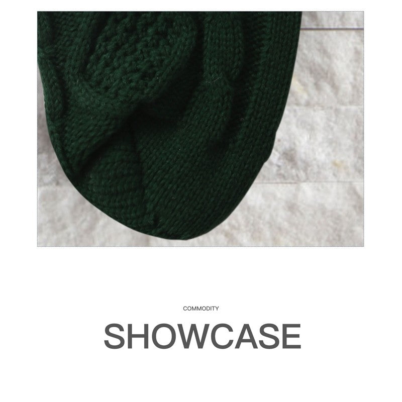 Knitted Wool Sock Gift Bag Christmas Decoration