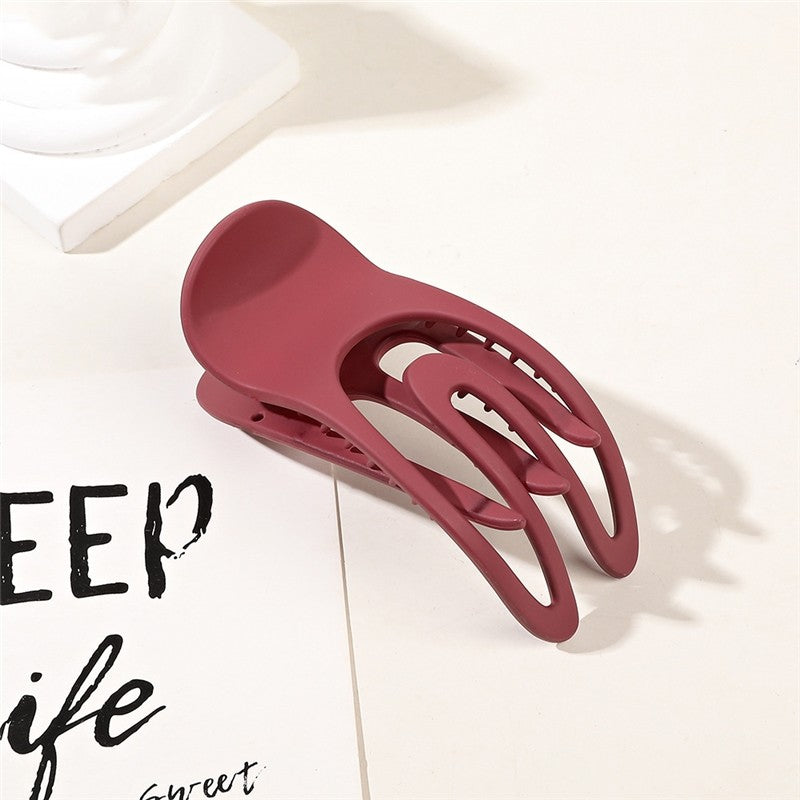 Minimalist Hair Clip Concave Coiffure Duckbill Claw Clip