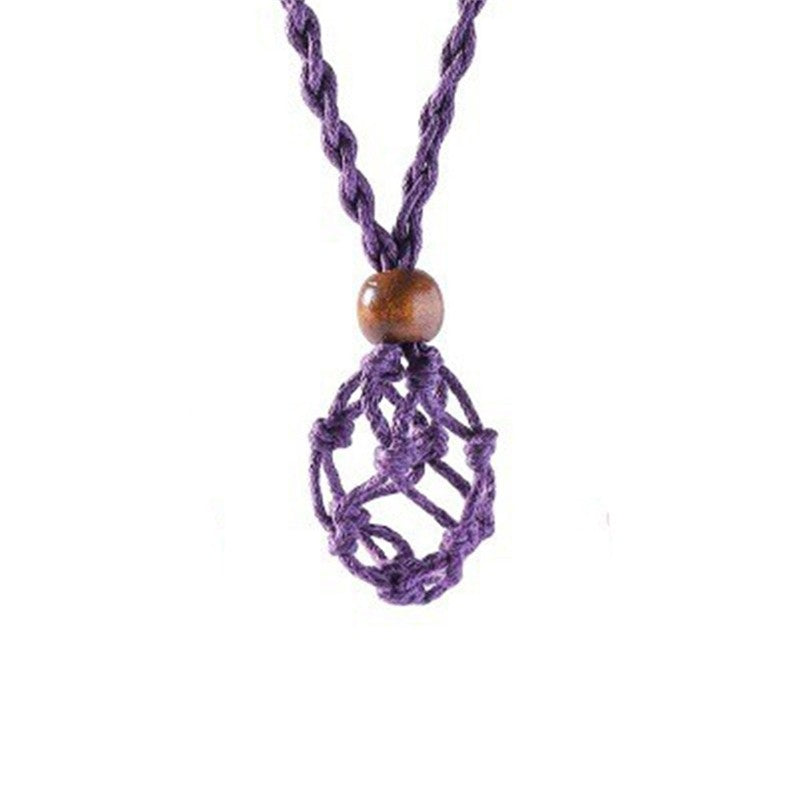 Mesh Woven Necklace Pendant