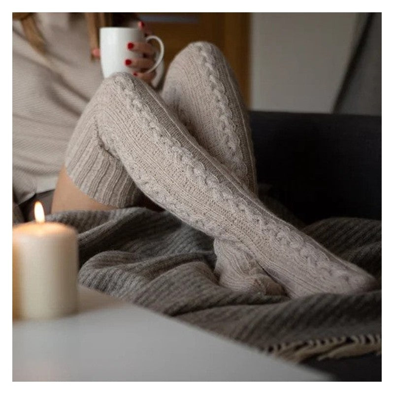 Casual Over The Knee Knitted Socks