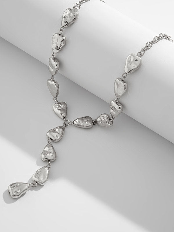 Chains Geometric Split-Joint Dainty Necklace Necklaces Accessories