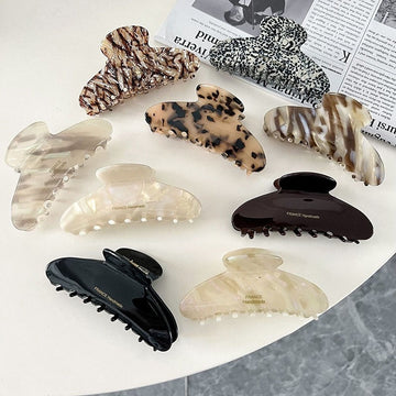 Marbled Tortoiseshell Hair Claw Clip