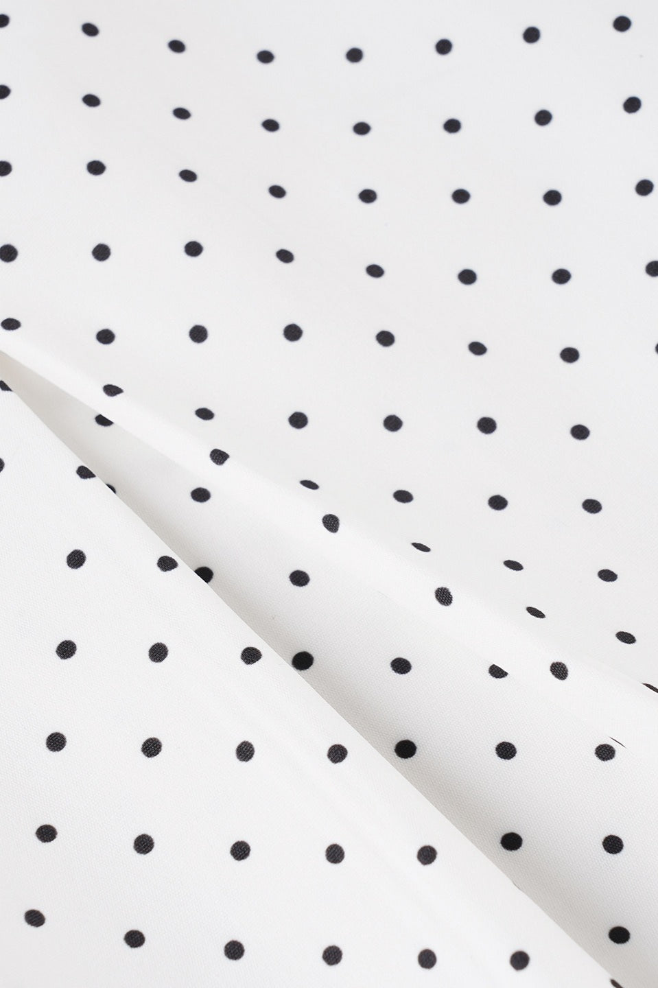 Ruched Polka Dot A-Line Midi Skirt