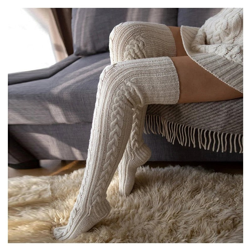 Casual Over The Knee Knitted Socks